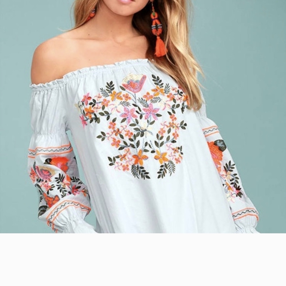 Free People Fleur Du Jour Mini Dress SM - Picture 4 of 16
